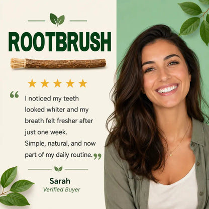 RootBrush Mint — Natural Miswak Toothbrush Stick